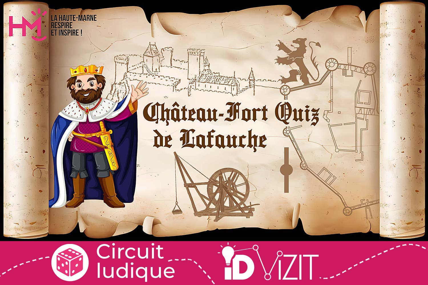 Id Vizit - Jeux de piste pour enfant : Château-Fort de quiz de Lafauche