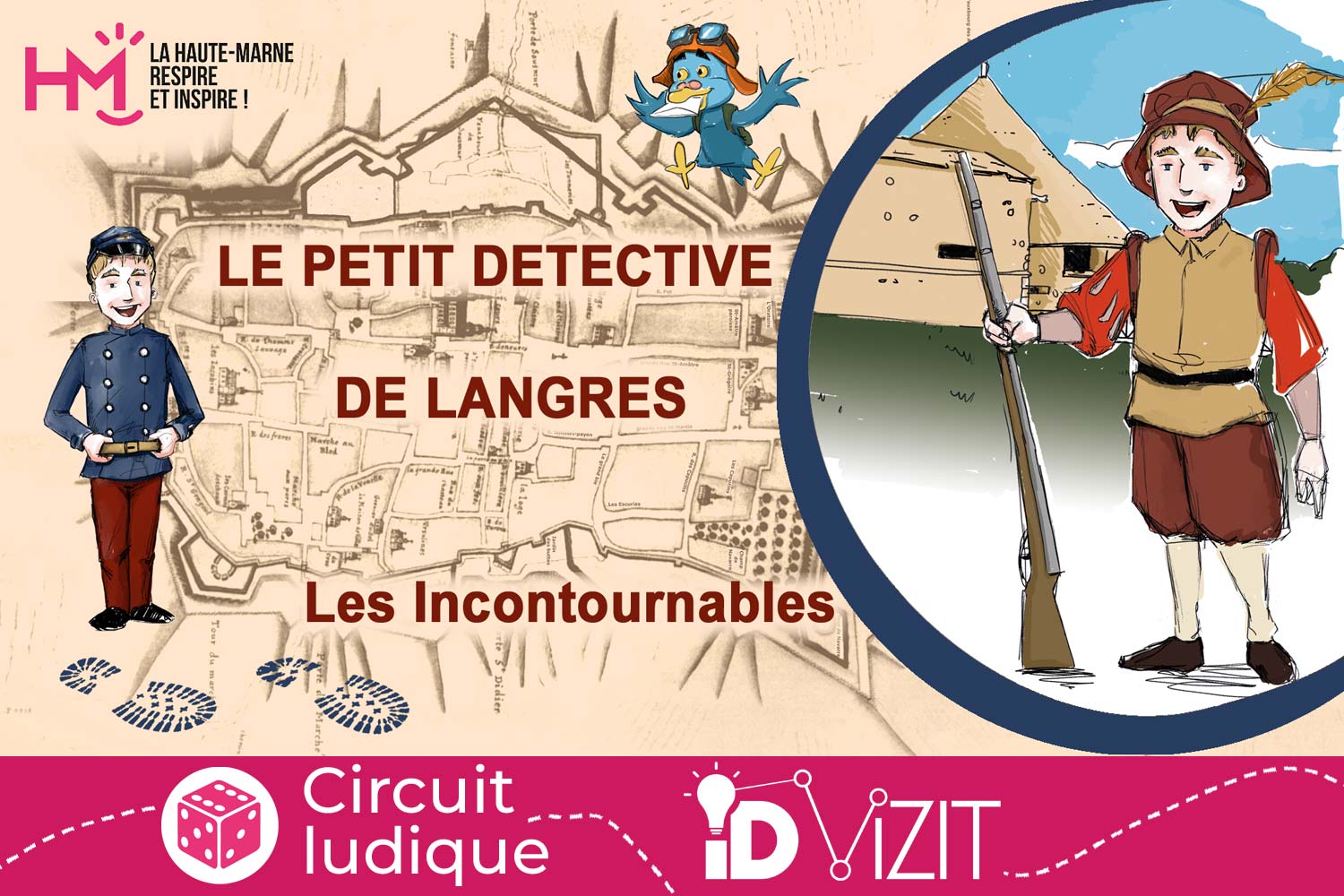 Id Vizit - Jeux de piste pour enfant : Le petit détective de Langres