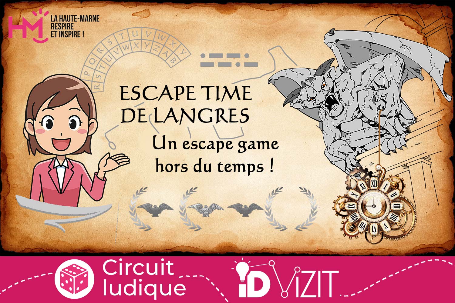 Id Vizit - Jeux de piste pour enfant : Escape time de Langres