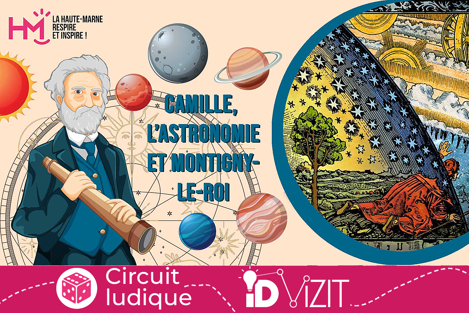 Id Vizit - Jeux de piste pour enfant : Camille, l'astronomie et Montigny-le-Roi