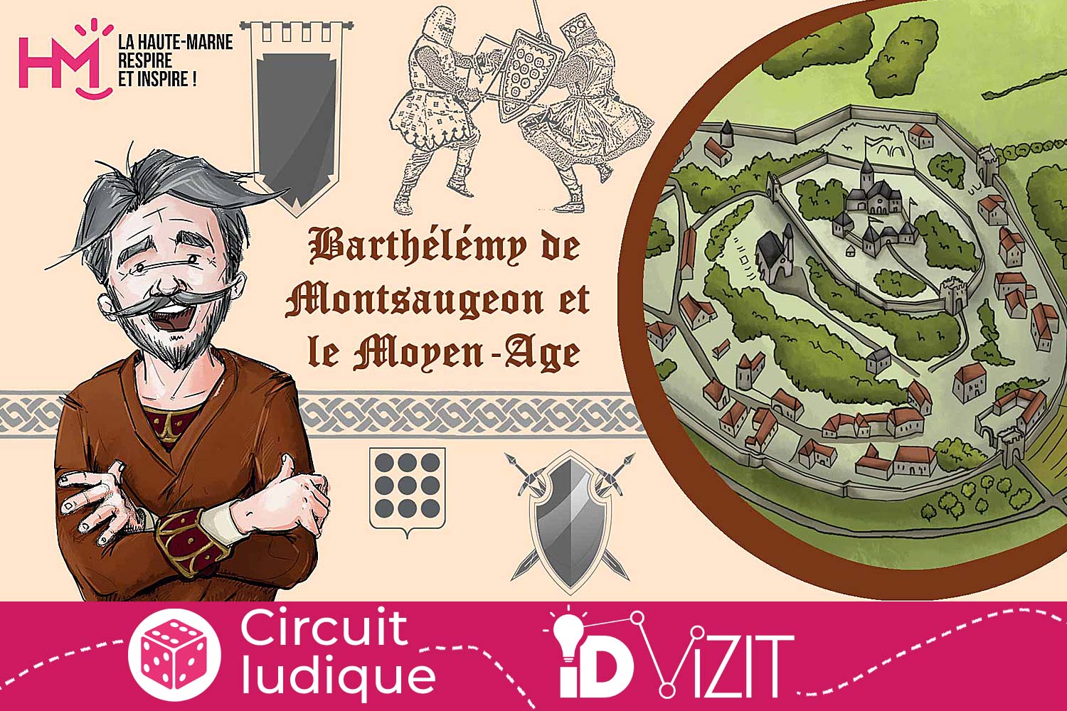 Id Vizit - Jeux de piste pour enfant : Barthélémy de Montsaugeon et le Moyen-Age