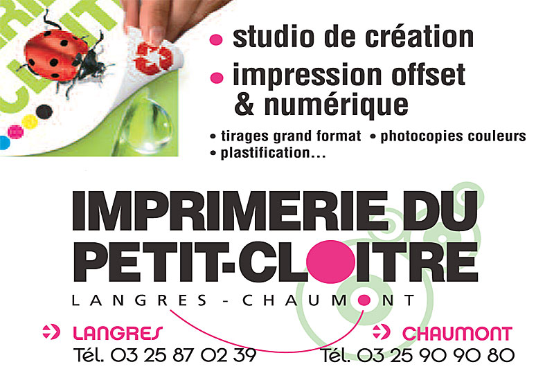 IMPRIMERIE DU PETIT CLOITRE
