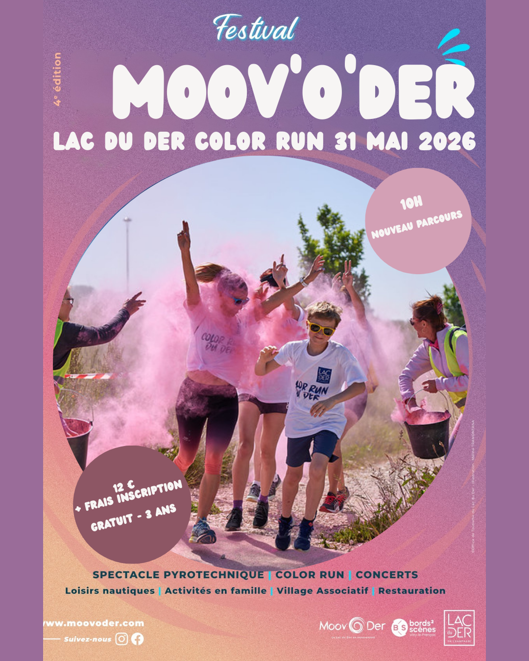 Moov'O'Der : Color Run du Der