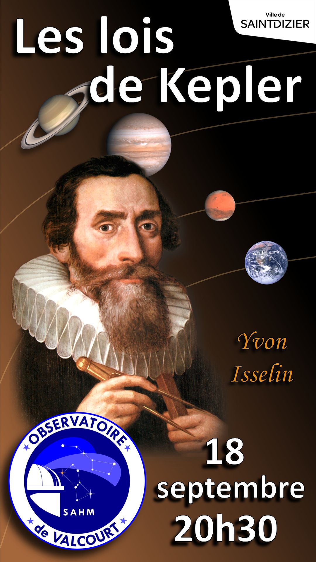 Conférence Kepler - Observatoire de Valcourt