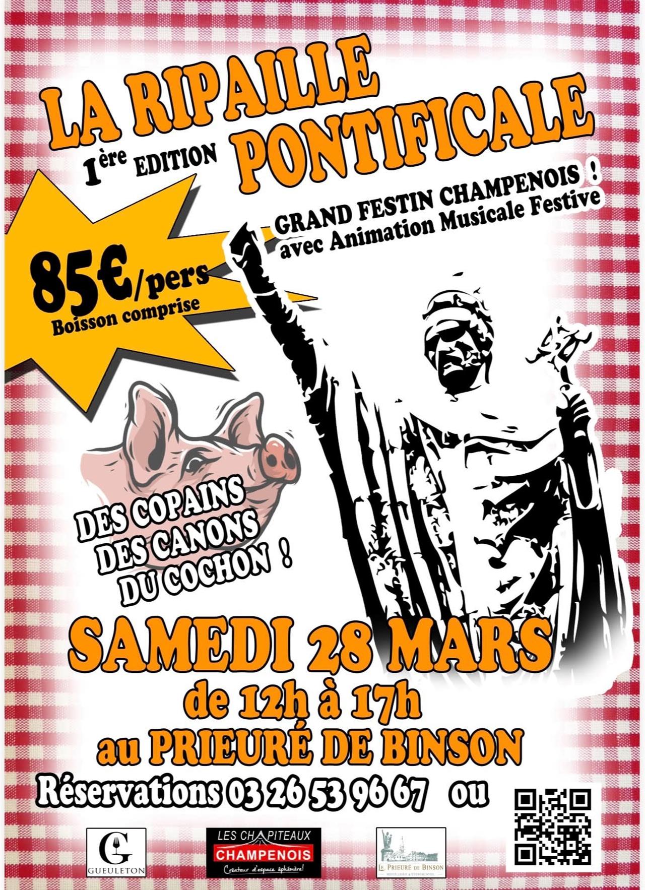 La Ripaille pontificale - Prieuré de Binson