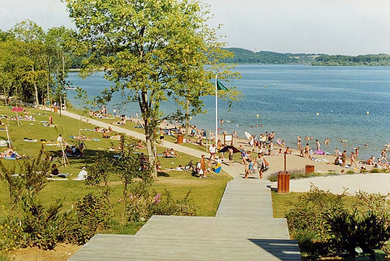 BAIGNADE AU LAC DE LA LIEZ, Peigney