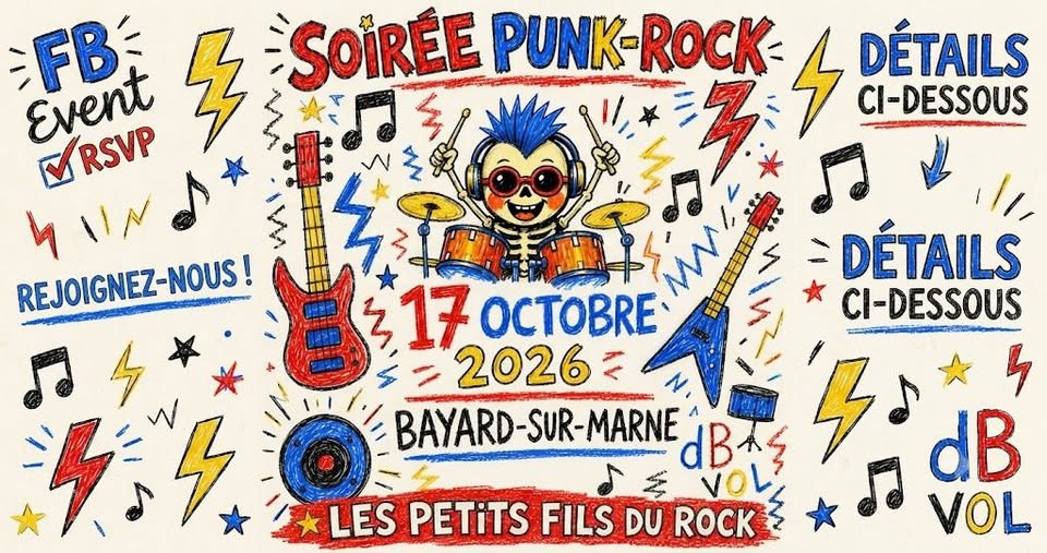 Soirée concert 100% punk-rock