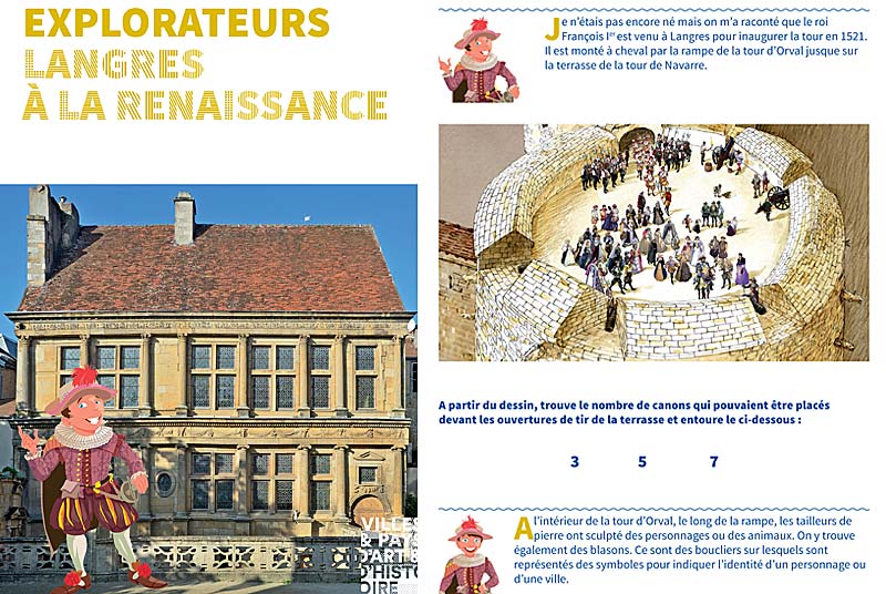 LANGRES RENAISSANCE : VISITE AVEC CHARLES - 8-12 ANS