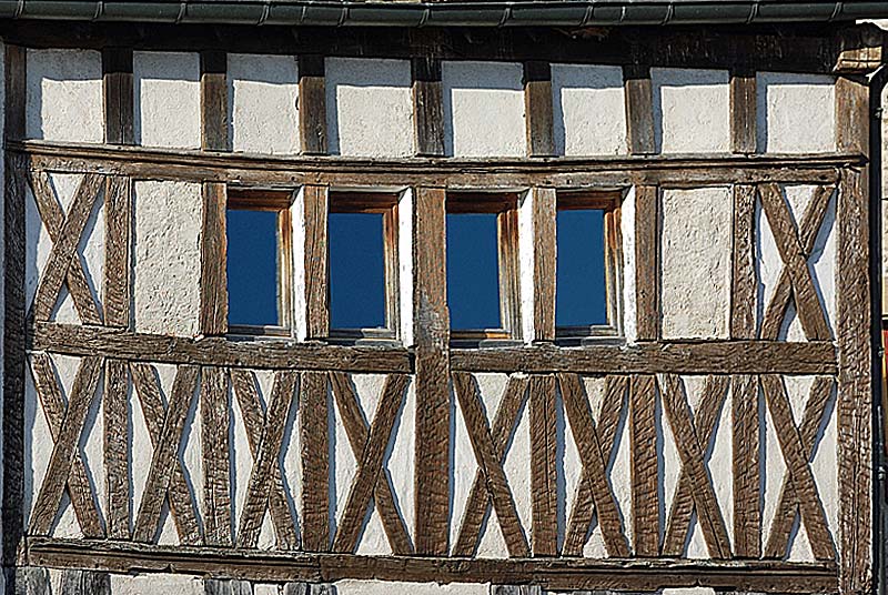 Maison à pan de bois