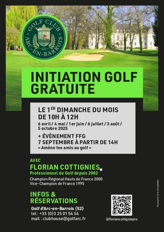 INITIATION AU GOLF A ARC-EN-BARROIS