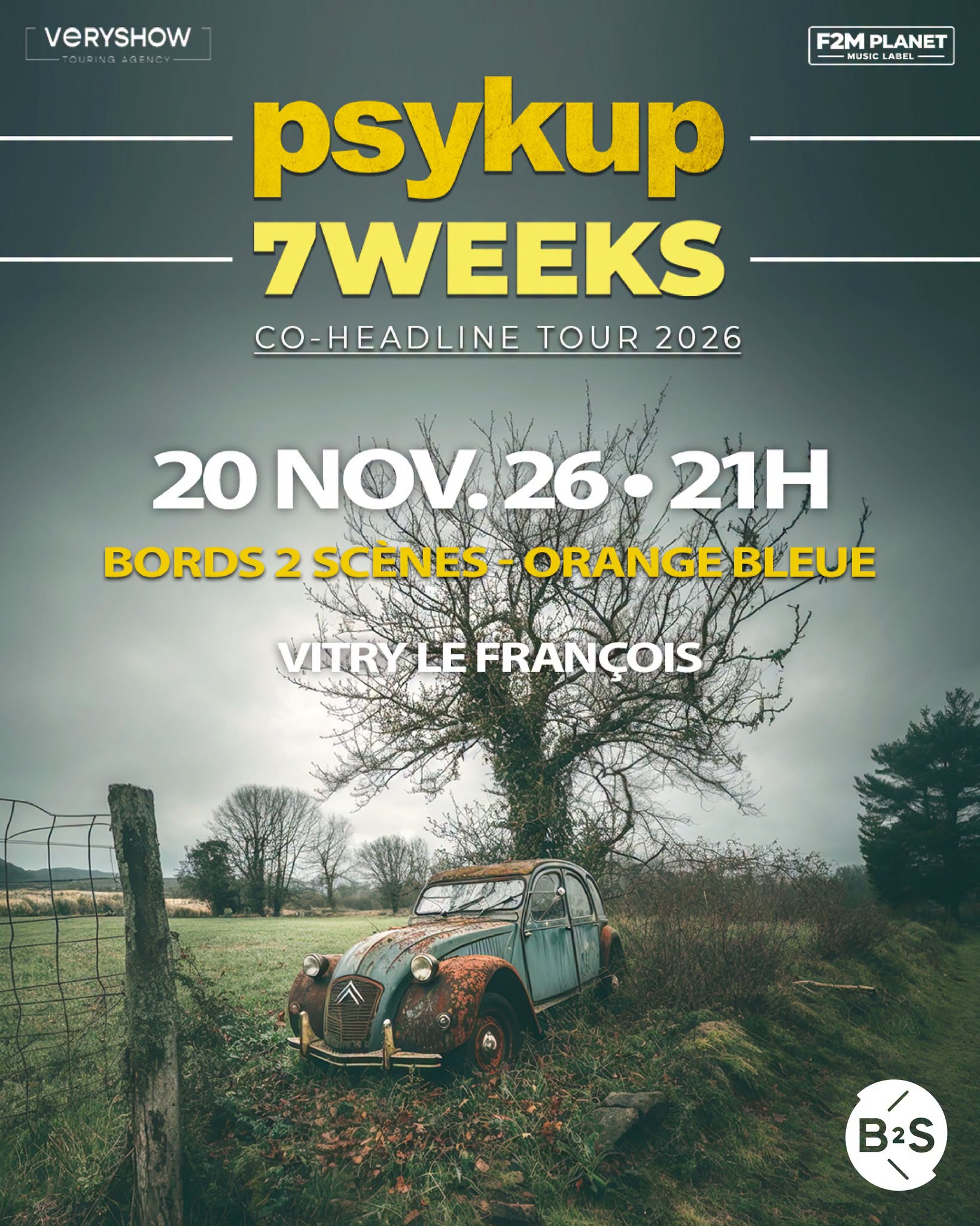 Métal / rock : Psykup + 7Weeks