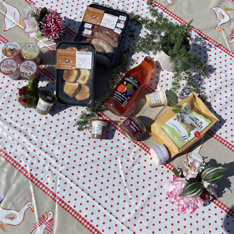 Distributeur Produits locaux Gionges Produits