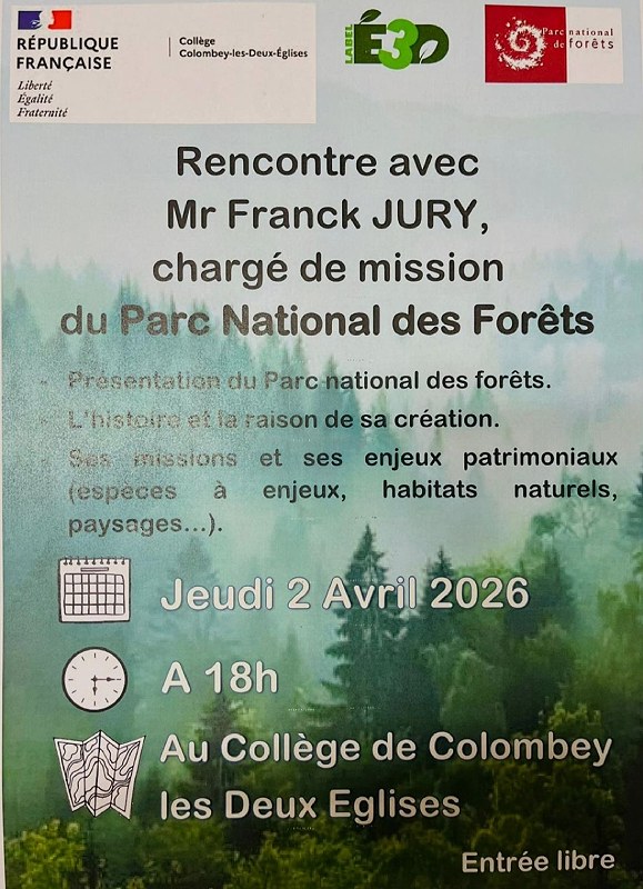 Rencontre sur le Parc National des Forêts