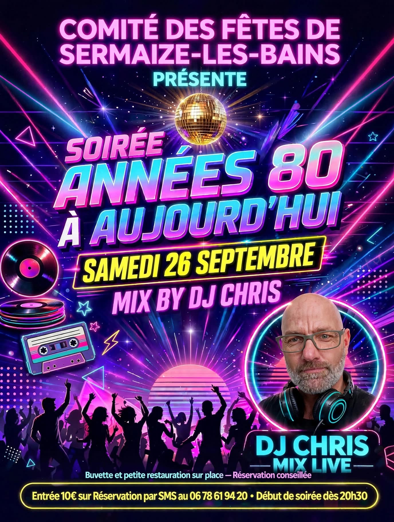 Soirée années 80 à aujourd'hui