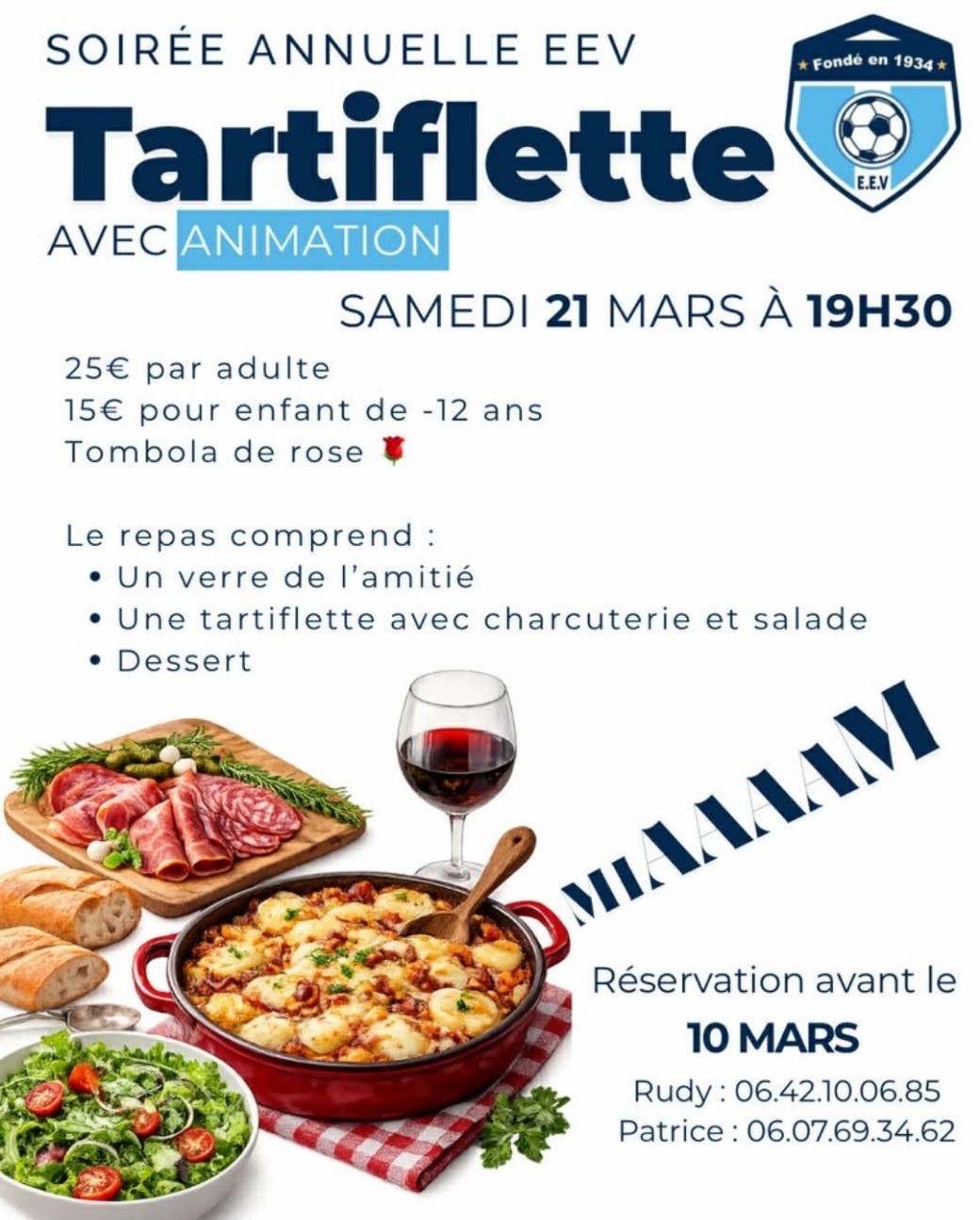 Soirée tartiflettte - LE Baizil