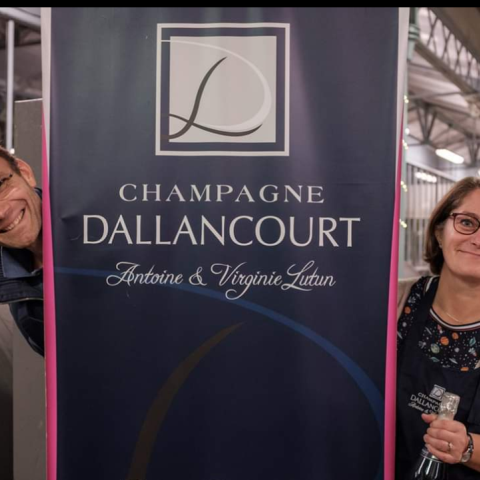 Antoine et Virginie Lutun, champagne DALLANCOURT