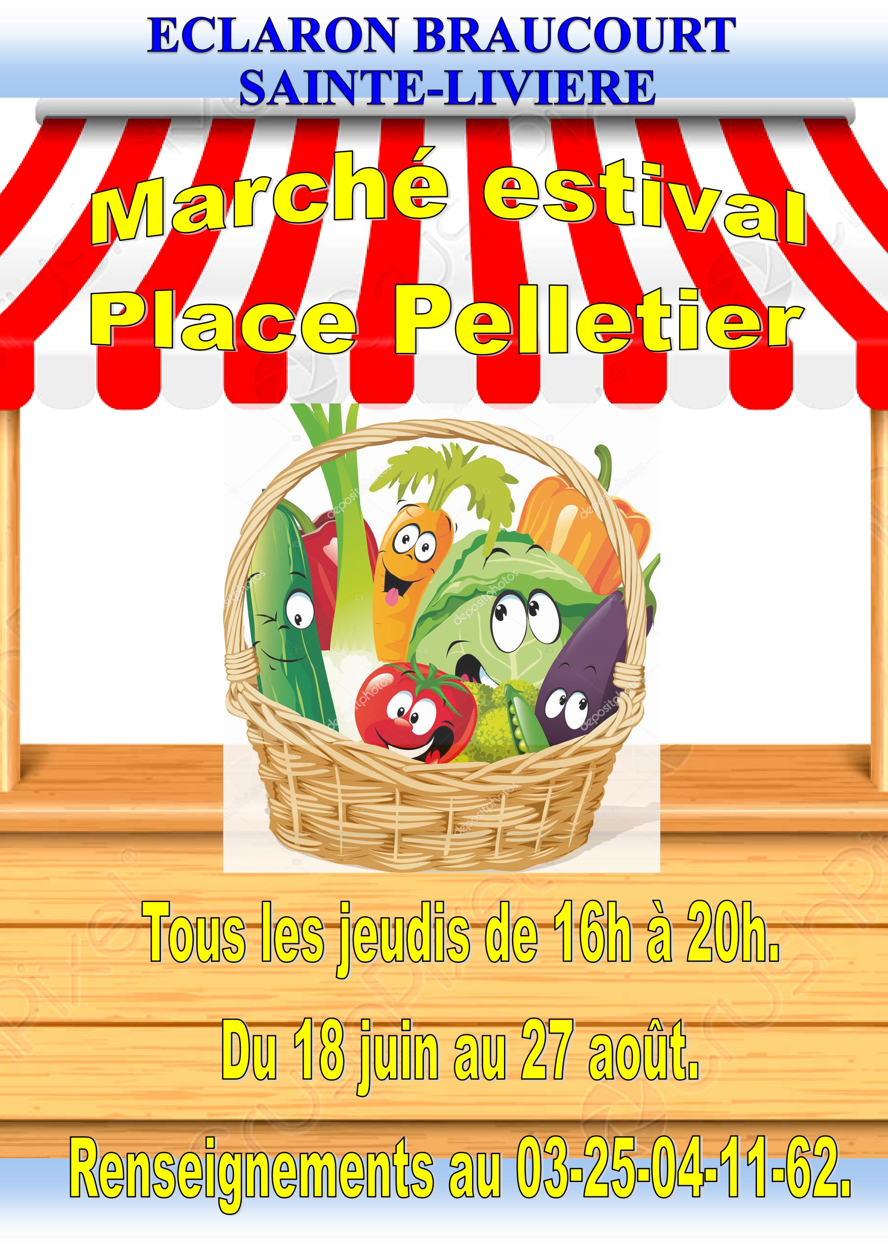 Marché Estival Place Pelletier