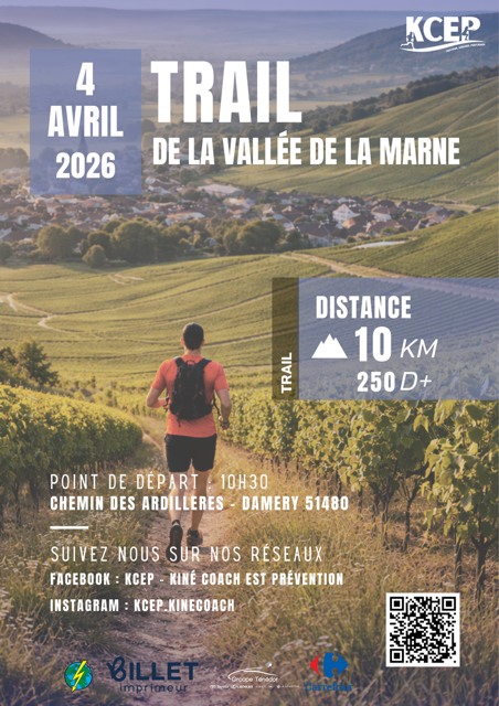 affiche Trail de la VDM - Damery