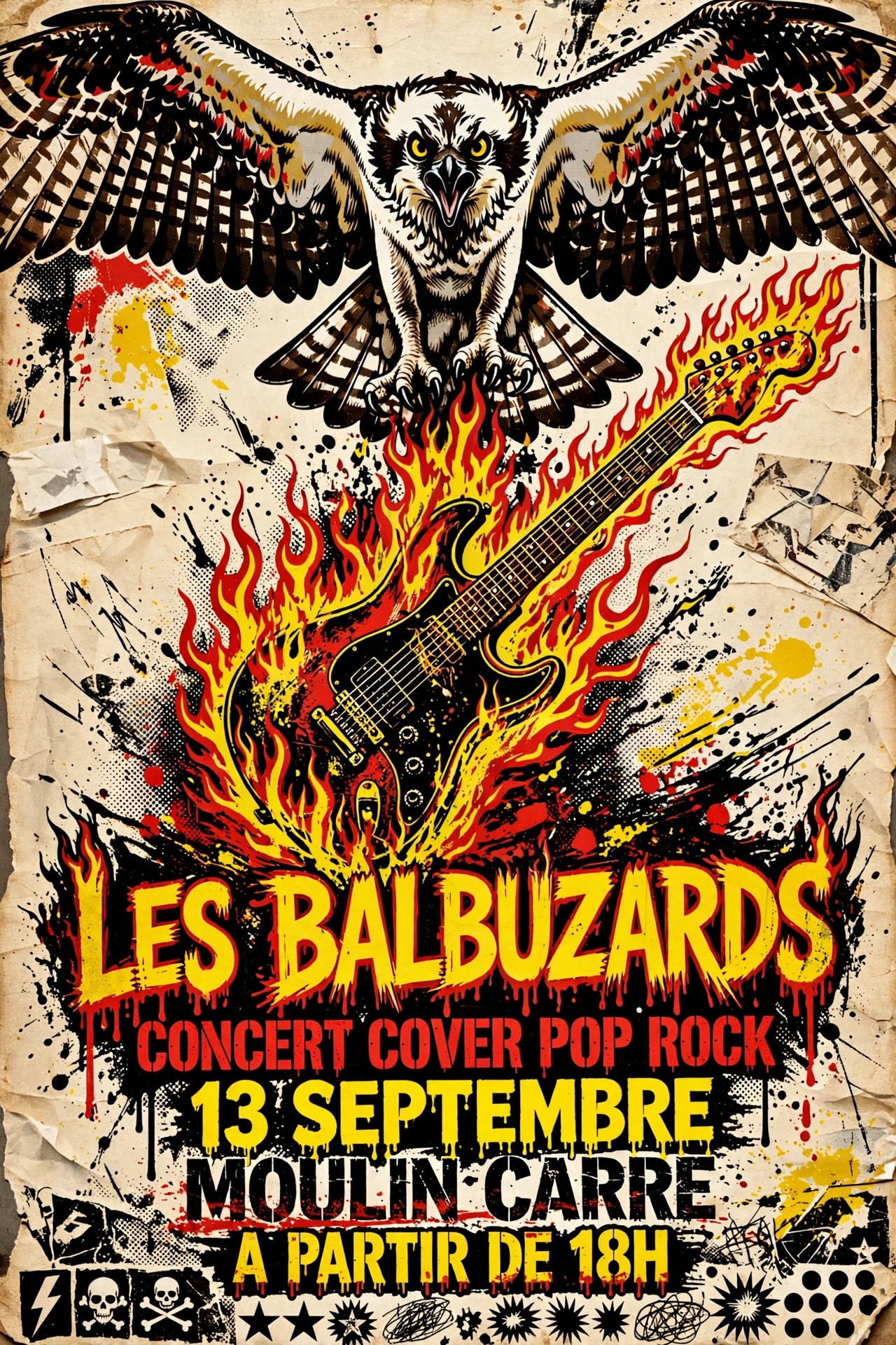 affiche concert - Moulin carré