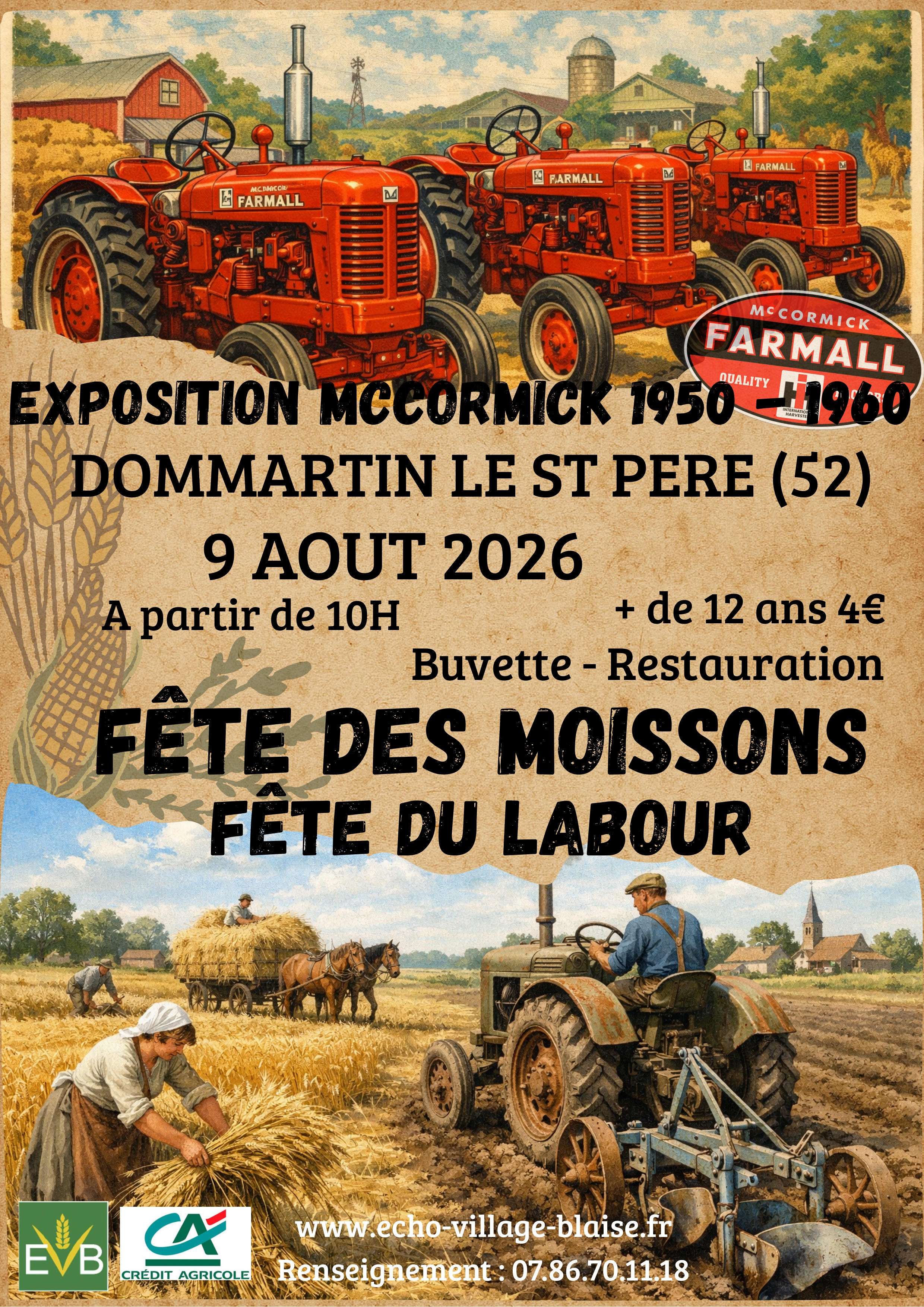 Fête des moissons - Thème : "le labour"