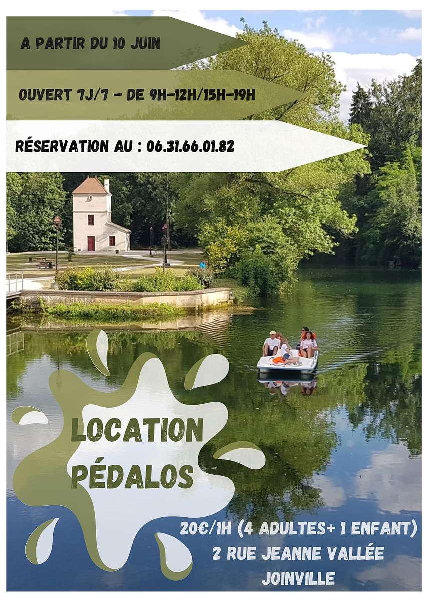 Location "Les pédalos du quai"