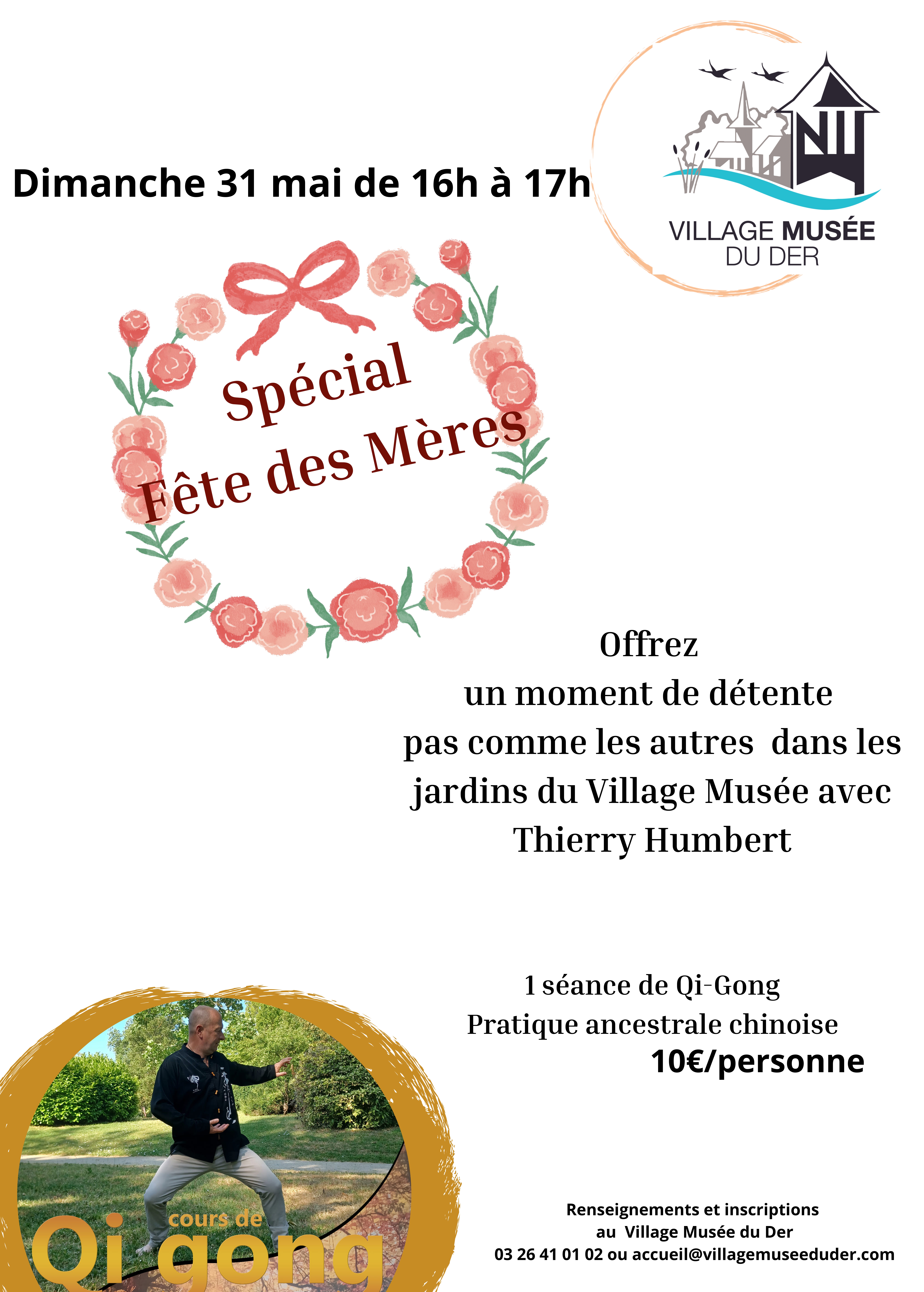 Cours de Qi Qong -  Spécial Fête des Mères