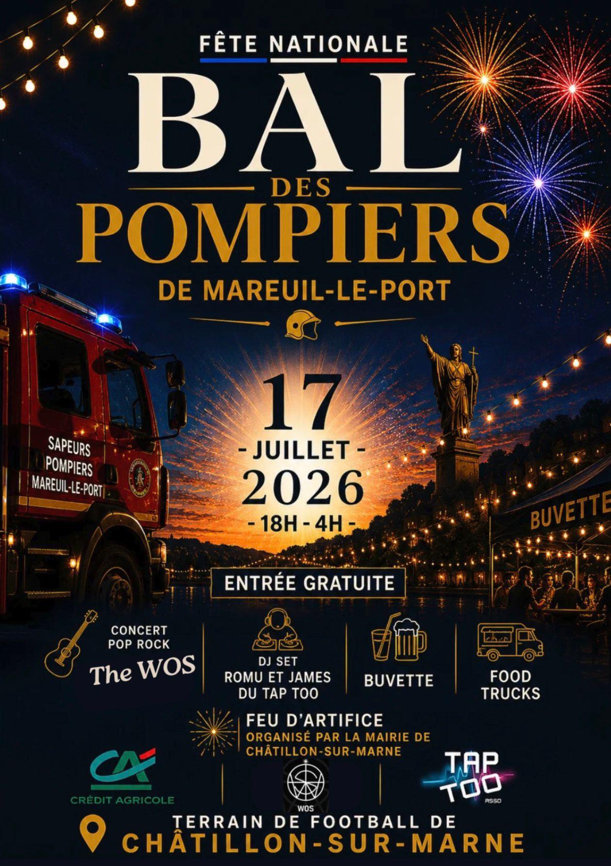 bal des pompiers - Châtillon-sur-Marne