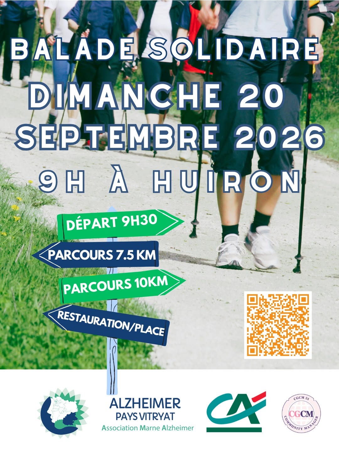 Balade pour l'Alzheimer à Huiron