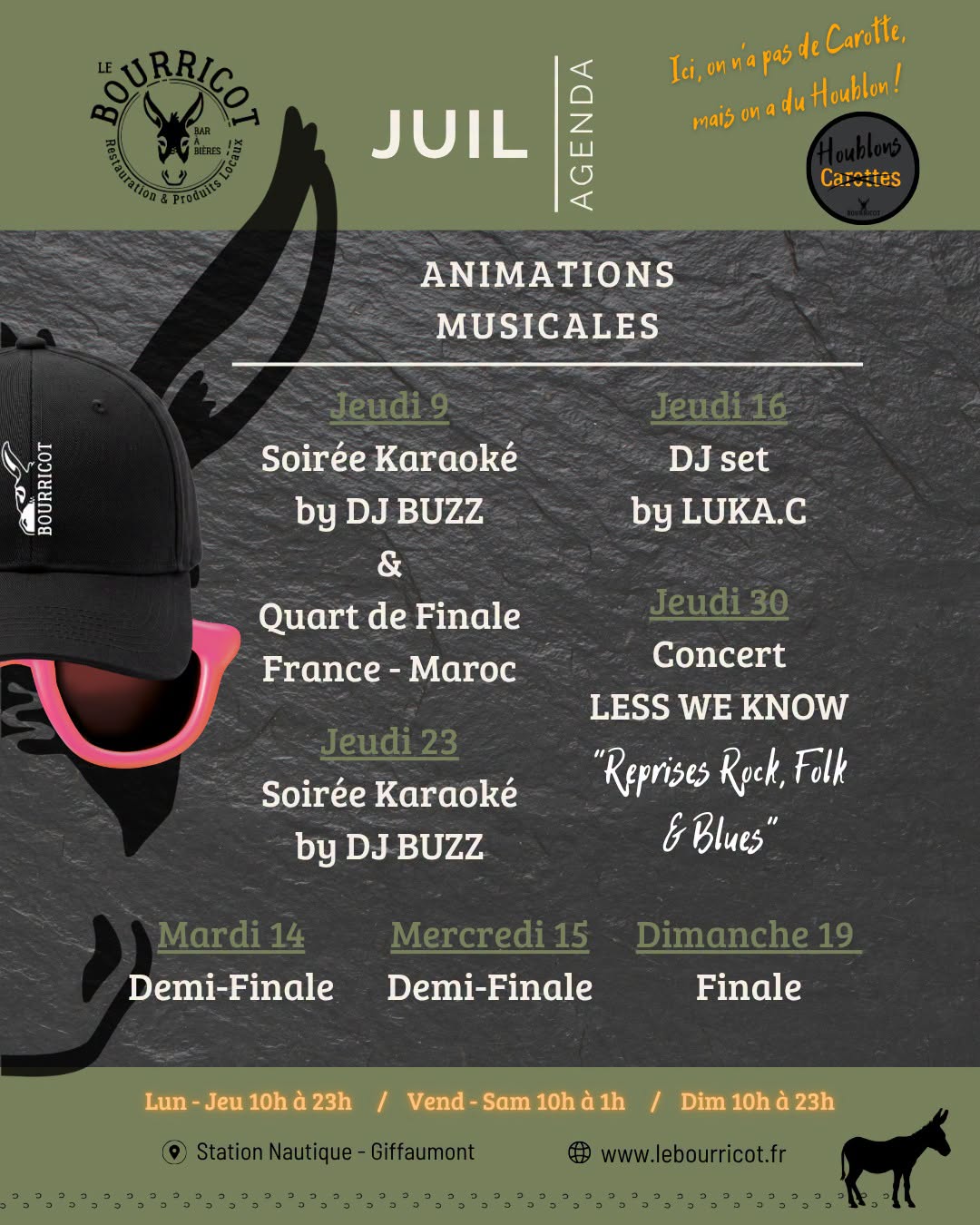 Brasserie le Bourricot Soirée Karaoké by DJ BUZZ