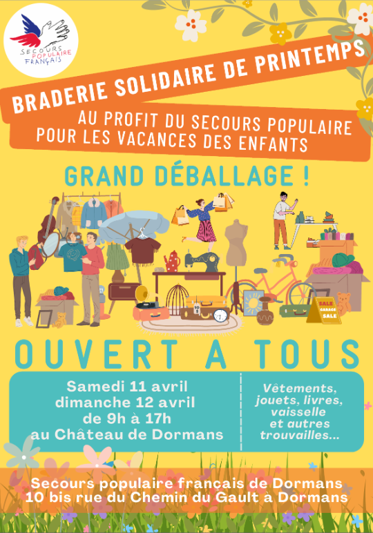 braderie de printemps - Dormans