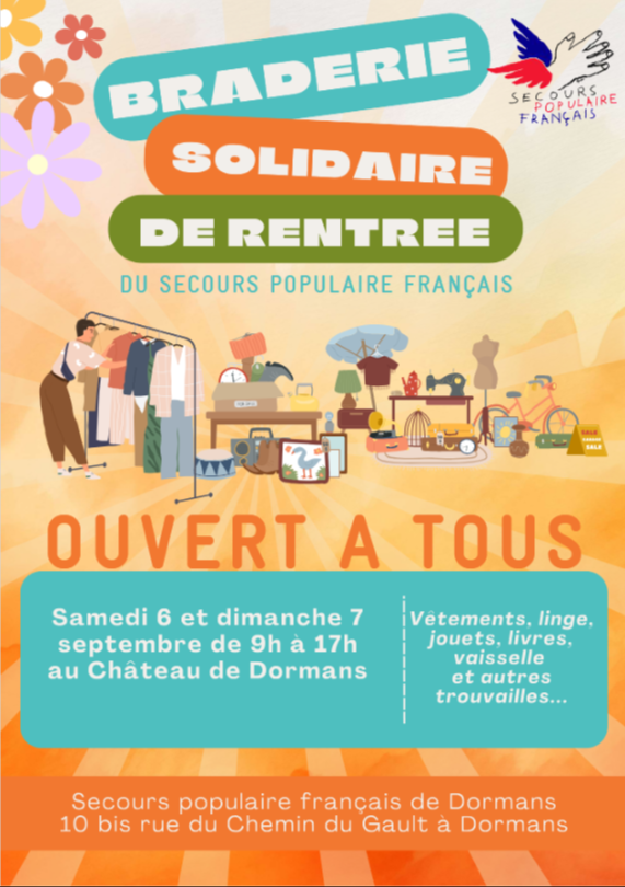 braderie solidaire - Dormans
