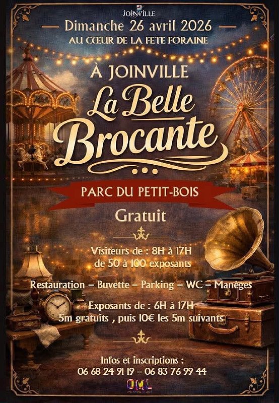 Brocante - Parc du Petit Bois à Joinville