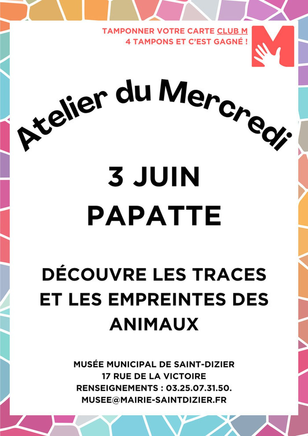 Atelier du Mercredi : papatte