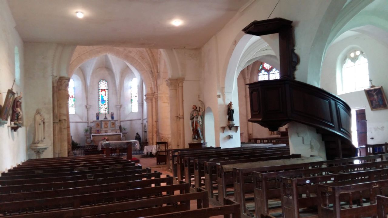 EGLISE SAINTE-MARIE DE LONGEVILLE-SUR-LA-LAINES, Rives Dervoises