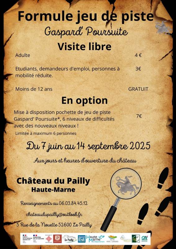 GASPARD'POURSUITE AU CHATEAU DU PAILLY