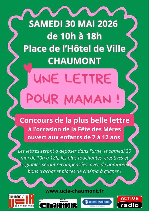 Concours : une lettre pour maman