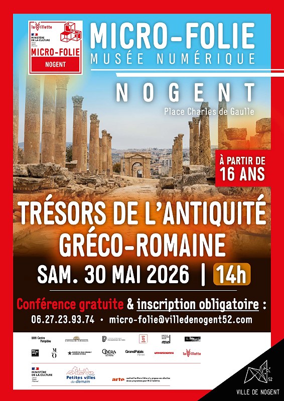 Conférence : Trésors de l'Antiquité Gréco-romaine