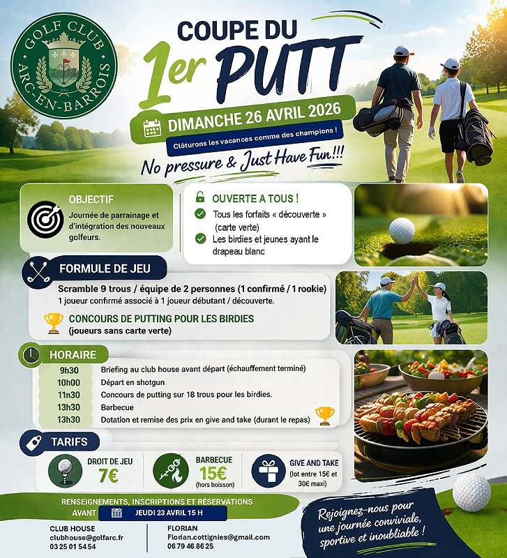 Coupe du 1er Putt — visuel événement