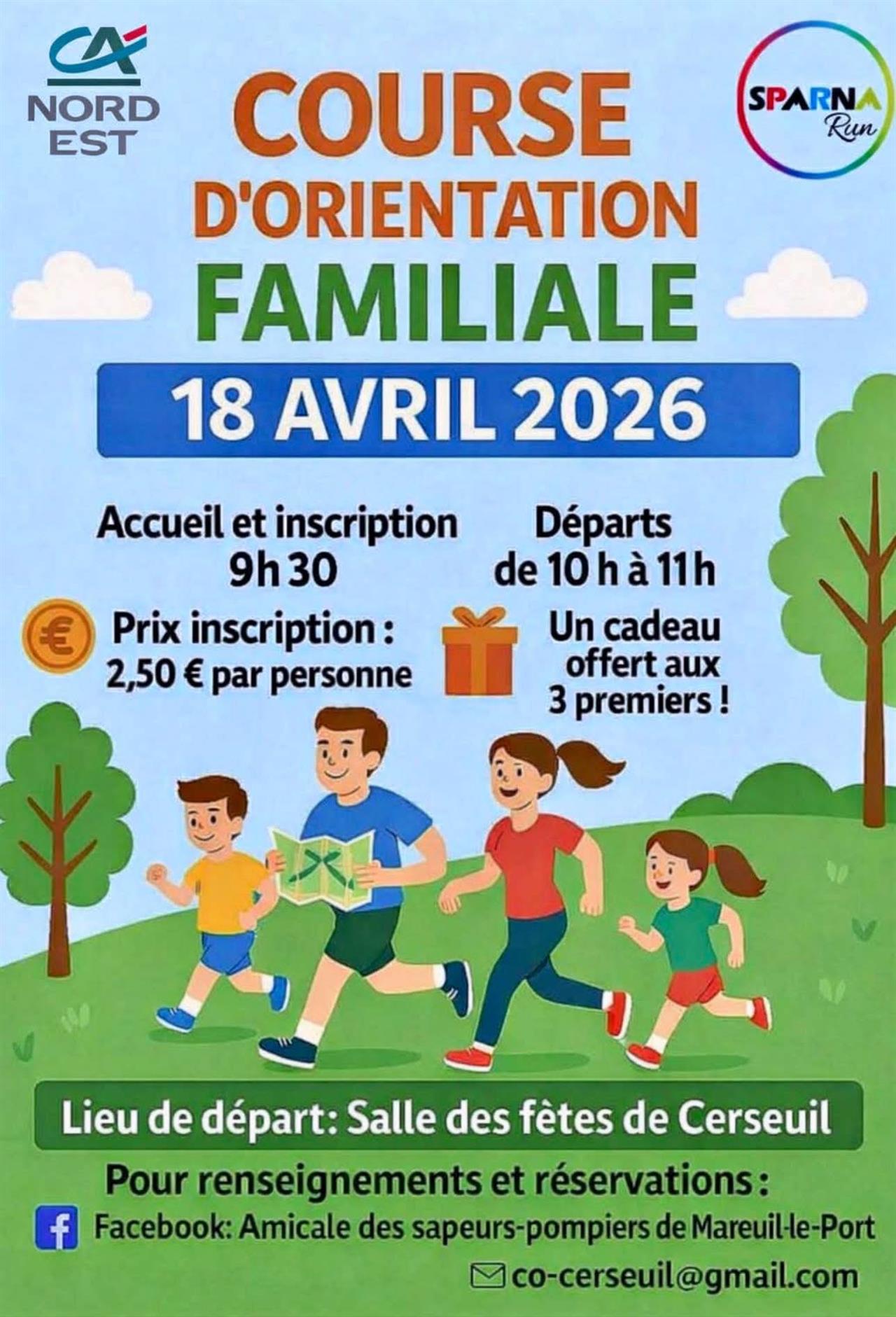 Course d'orientation familliale - Mareuil-le-Port