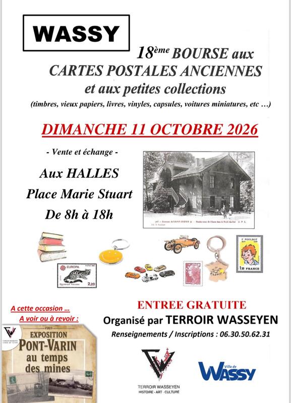 18ème bourse aux cartes postales anciennes et aux petites collections