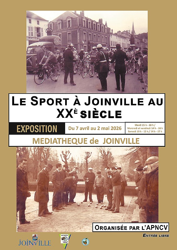Exposition - Le sport à Joinville au XXeme siècle — visuel événement