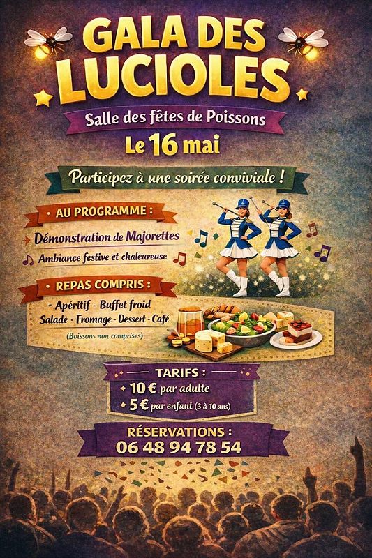 Gala associations de majorettes - Les Lucioles de Poissons