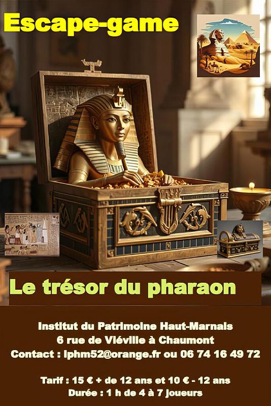 Escape game Le trésor des pharaons