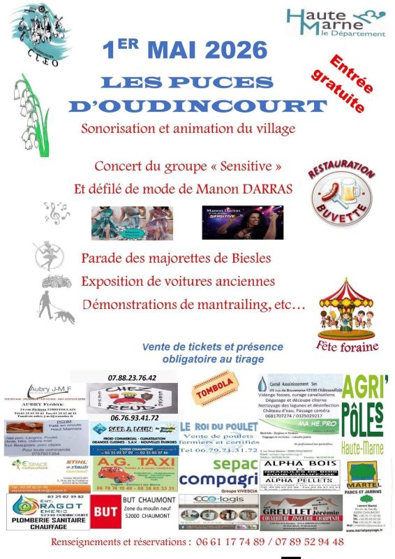 Les puces d'Oudincourt — visuel événement
