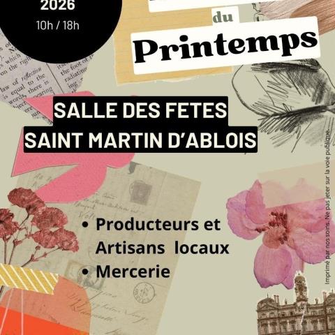 marché de printemps - St Martin d'Ablois