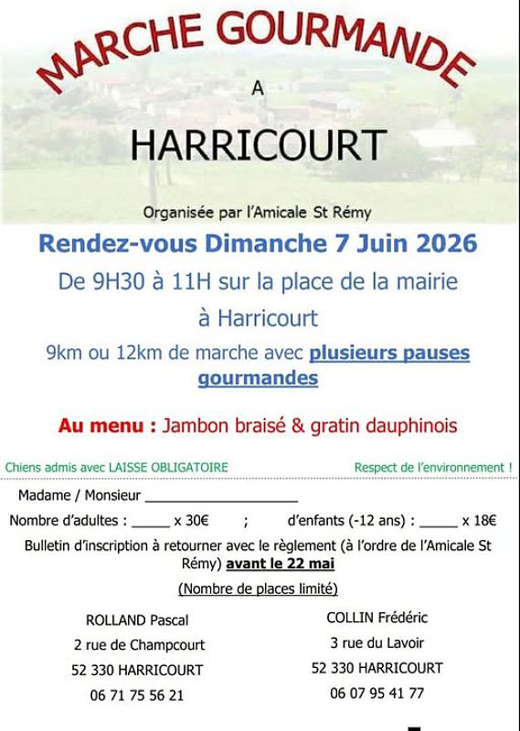 Marche gourmande — visuel événement