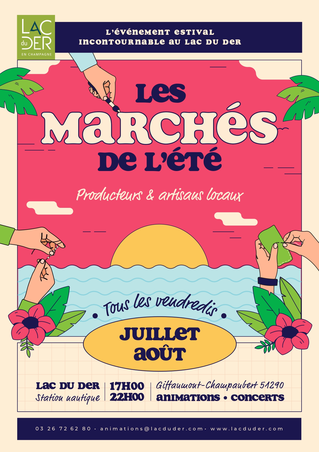 LES MARCHÉS D'ÉTÉ AU LAC DU DER