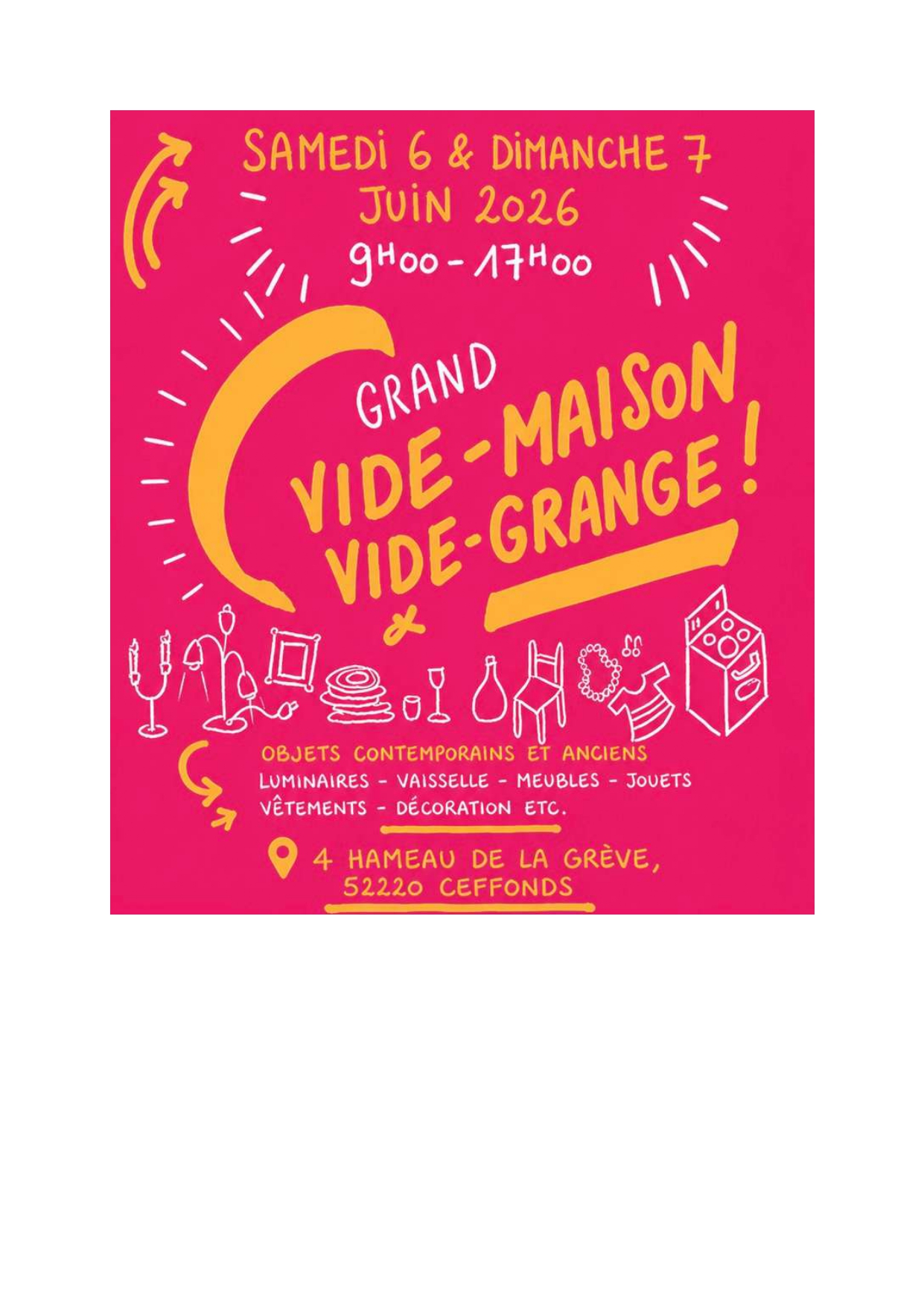 Grand vide maison vide grange