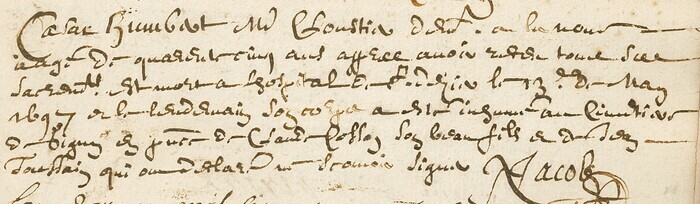 Atelier paléographie