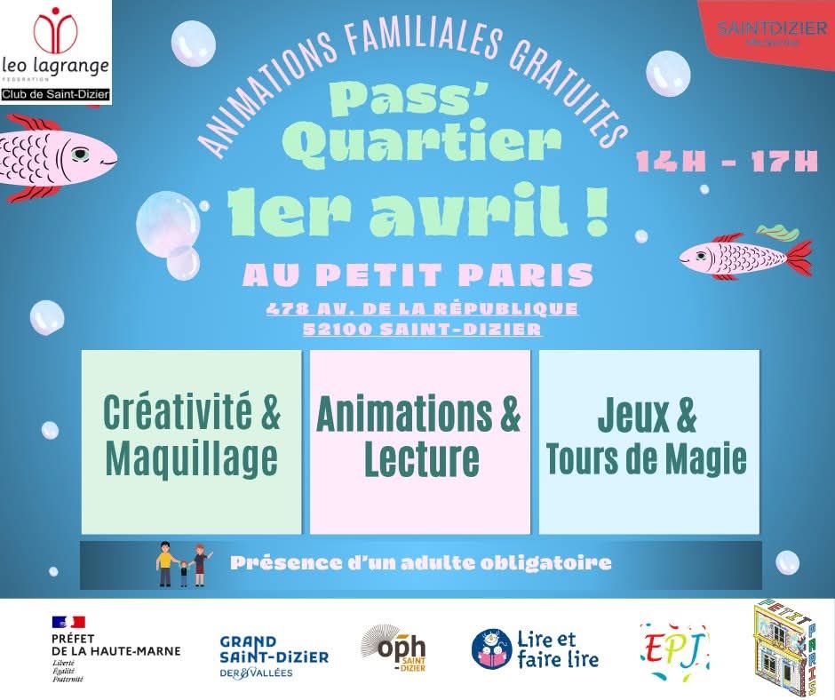 Pass'Quartier : 1er avril au Petit Paris